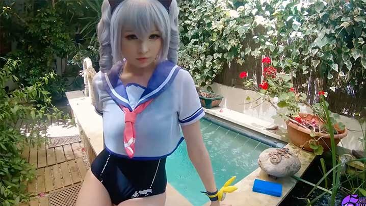 Cosplay扮演叫女友COS成我愛的角色無套性愛自拍流出